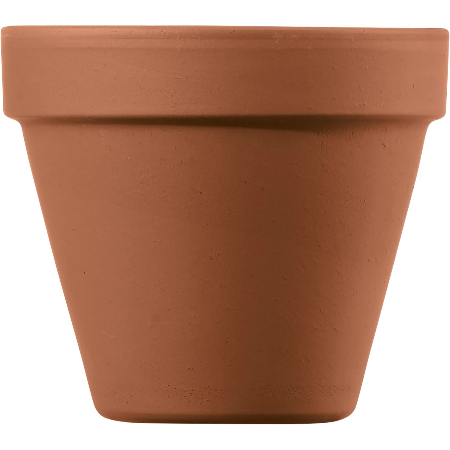 Deroma Pflanztopf Standard, Ø 39 cm, Terrakotta. Klassischer Terrakottatopf für den Garten.