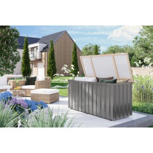 Karibu Freizeitbox Helios 2 Graualuminium