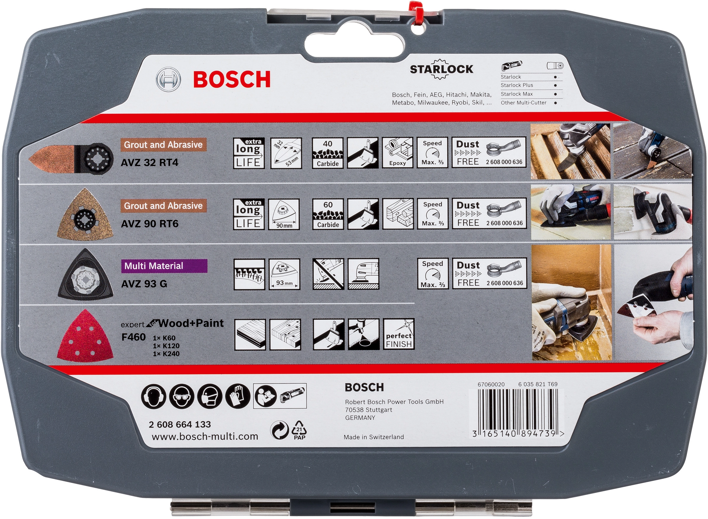 Bosch Schleifset Best of Sanding Set für Multifunktionswerkzeuge 6
