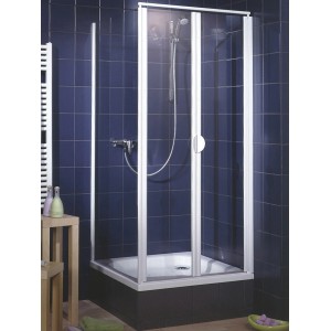 Schulte Set Pendeltür und Seitenwand Sunny 90 cm x 90 cm x 180 cm