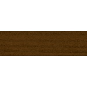 Holzbeize Nussbaum Dunkel von Aqua Clou, Farbmuster auf Holz.