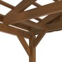 Detailansicht des Skan Holz Carport Fichtelberg in Nussbaum, Fokus auf Dachlattung und Holzkonstruktion.