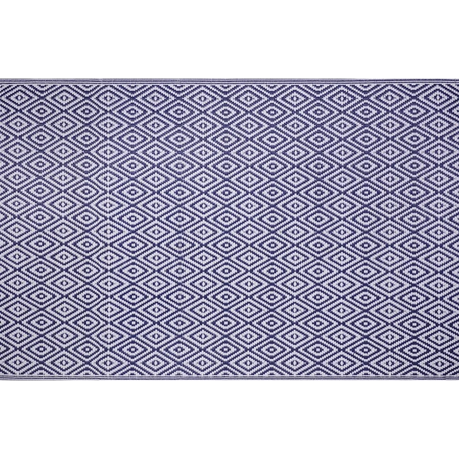 LuxStep Outdoor-Teppich – Blauer Garten-Teppich, Wetterfest & Pflegeleicht | 1.8 X 2.9 M (Blau)