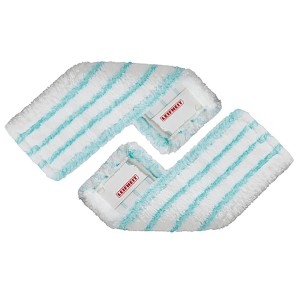 Leifheit Wischbezug-Set Profi XL Bundle Micro Duo Weiß-Türkis 2-teilig