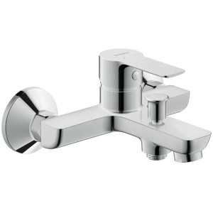 Duravit B.1 Einhebel-Wannenmischer Aufputz, Chrom. Armatur für die Badewanne.