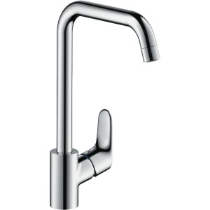 Hansgrohe Einhebel-Küchenmischer Focus 260 für offene Warmwasserbereiter Chrom