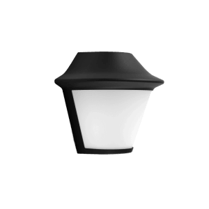 Schwarze Philips MyGarden Serres Außenwandleuchte aus Aluminium und Kunststoff.