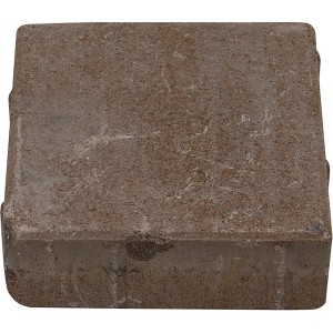 Quadratischer Pflasterstein Modern Antik Sandstein-Schattiert, gerumpelt, 15x15x5 cm.