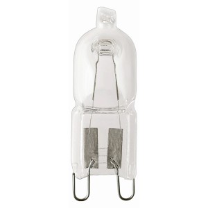 Osram G9 35W Halogenlampe, dimmbar, mit klarem Glaskolben und Stiftsockel.