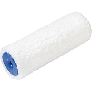 LUX Lasurwalze, 12 cm, Mikrofaser, weiße Farbwalze für Lasuren auf kleinen Flächen.