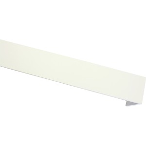 Weiße, 2-läufige Karniese (200 cm) aus Holz für Gardinen und Vorhänge.