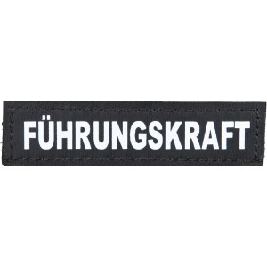 Julius K-9 Klettsticker XS 'Führungskraft' für Hundegeschirr, reflektierend.