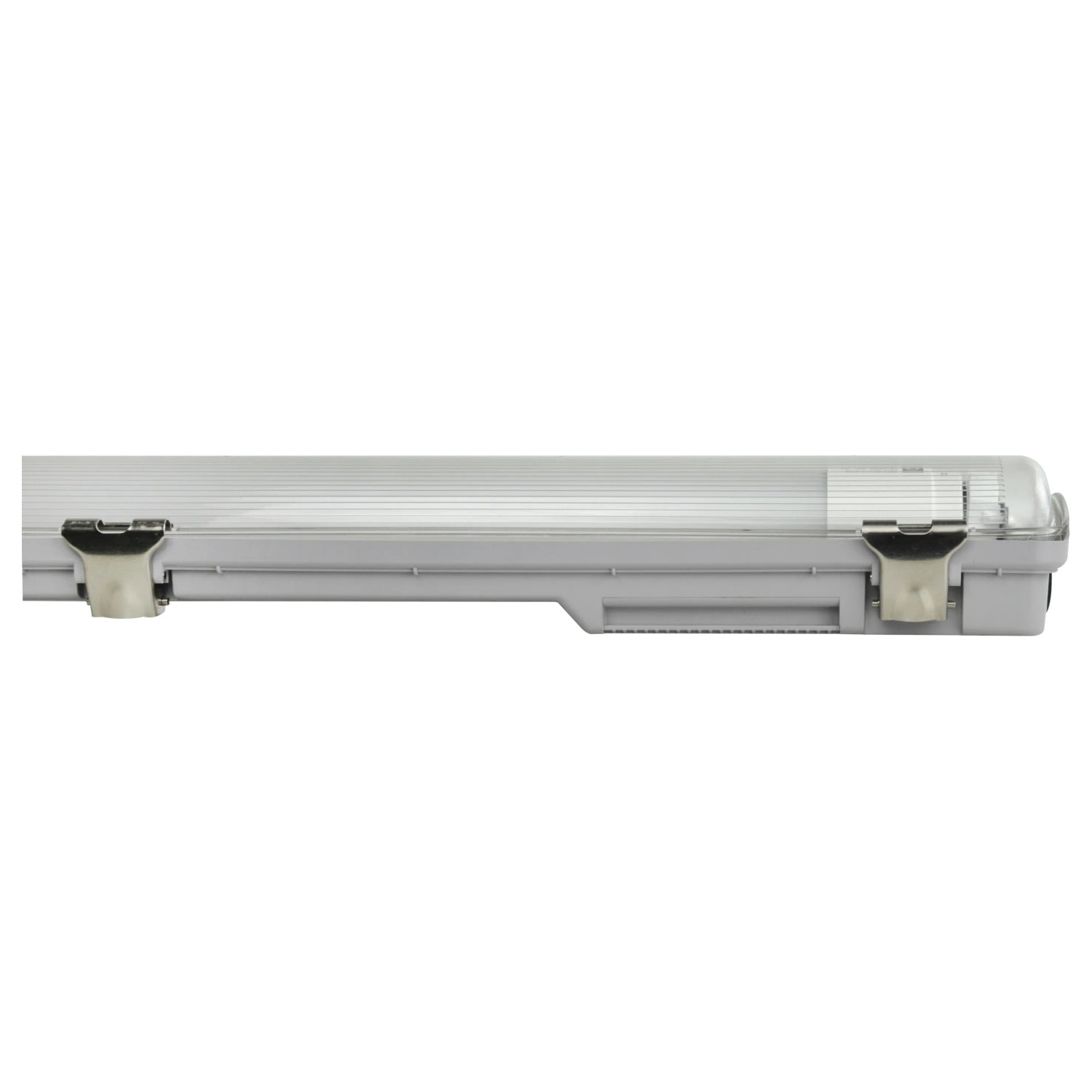Graue E2 Elektro LED Feuchtraum-Wannenleuchte Classic-Power S, 9W, für Bad & Keller.