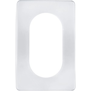 2er Set Dekorahmen 2-fach, klar, für Schalter und Steckdosen, zum Schutz der Tapete.