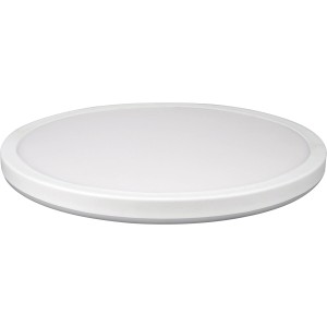 Weißes, rundes E2 Elektro Aufbau-LED-Panel Twice² Up & Down R, 20W, Ø 33cm. Deckenleuchte.