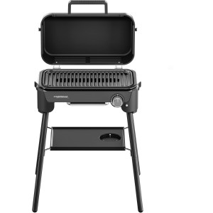 Campingaz Gasgrill Tour & Grill CV Plus, tragbarer Grill mit Ständer und Ablage.