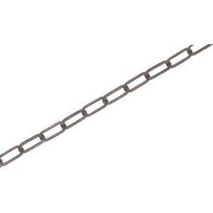 Zierkette Vierkant in Altkupfer-Optik, 3x3 mm, als Meterware für Deko-Zwecke.