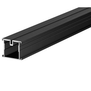 Aluprofil 45 mm x 38 mm x 4 m Schwarz