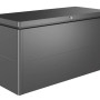 Biohort Loungebox Gr. 160, dunkelgrau-metallic, ideal zur Aufbewahrung von Gartenartikeln und Sitzkissen.