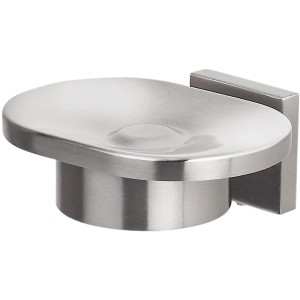 Spirella Seifenschale Nyo-Steel Brushed mit Wandhalterung aus Edelstahl.