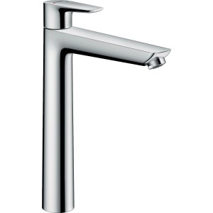 Hansgrohe Talis E 240 Waschtischarmatur mit Zugstange, Chrom. Hoher Auslauf für mehr Komfort.