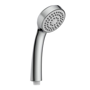 Schütte Handbrause Rimini Chrom, elegante Brause für Dusche mit Antikalk-Noppen.