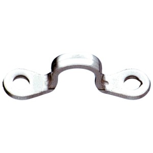 Seilflechter Fenderöse aus Edelstahl, 4 mm Durchmesser.