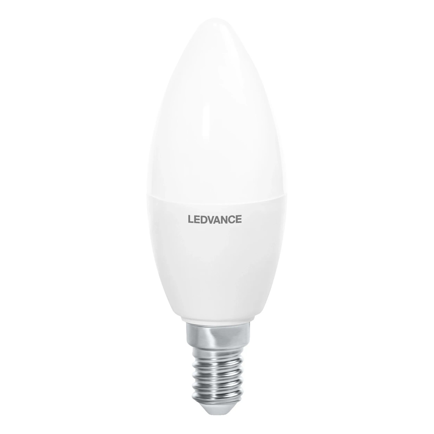 Ledvance LED Sun@Home Kerzenform, smartes Leuchtmittel in Weiß, Ø 3,9 cm.