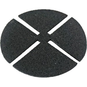 GS Terrassen Gummipad 130 mm x 130 mm x 3 mm für Plattenlager