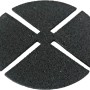 GS Gummipad, 130x130x3 mm, für Plattenlager auf der Terrasse. Ausgleich von Unebenheiten, Trittschallschutz.