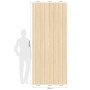 Grosfillex Wandpaneel Element 3D Linio Ash Light, Dekor-Paneel mit Holz- und Filzdekor, 260x37,5 cm.