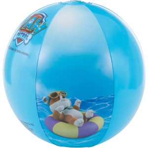 Happy People Paw Patrol Wasserball (Ø 29cm) mit Rubble Motiv auf blauem Grund.