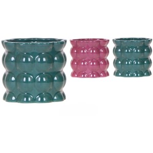 Keramik-Übertopf "Cotton" Farbenauswahl Topf-Ø ca. 9 cm