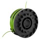 Greenworks ATR-3-165S-GW Fadenspule 3er-Set für Akku-Trimmer, Spule mit grünem Faden.