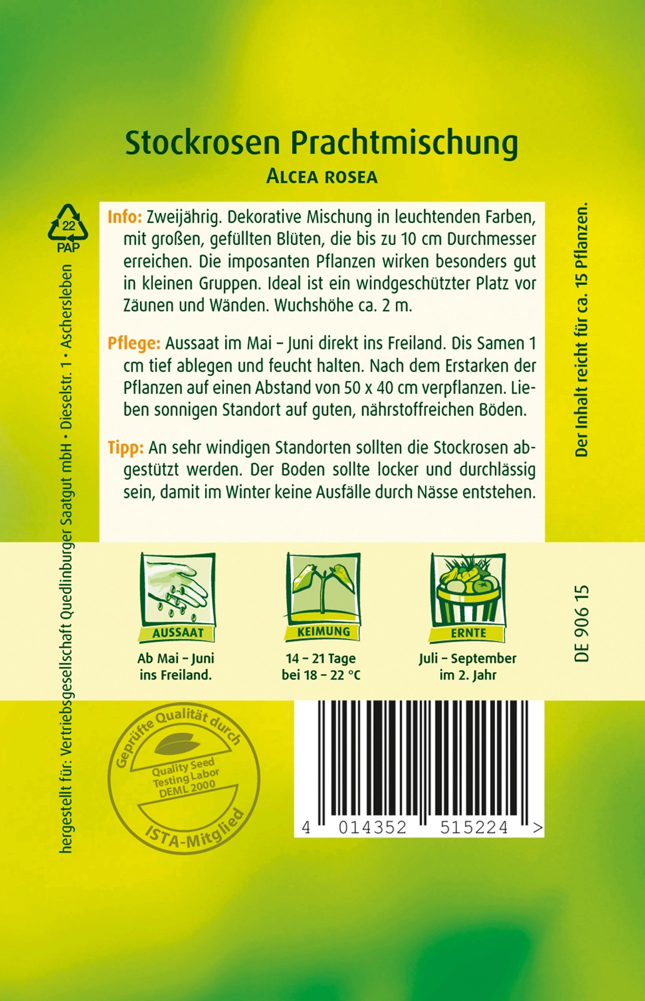 Quedlinburger Stockrosen ''Prachtmischung'' kaufen bei OBI