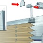 Gardinia EasyFix Thermo-Plissee, weiß, mit Bedienschienen und Montageanleitung.