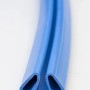 Blaues Alu Steckprofil für Summer Fun Stahlwand-Pool, Detailaufnahme.
