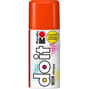 Marabu do it Colorspray Neon-Orange, 150ml Dose. Buntlack-Spray für Bastel- und Heimwerkerprojekte.