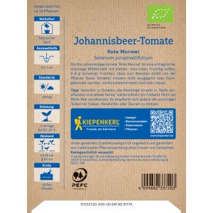 Kiepenkerl Saatgut BIO Johannisbeer-Tomate Rote Murmel