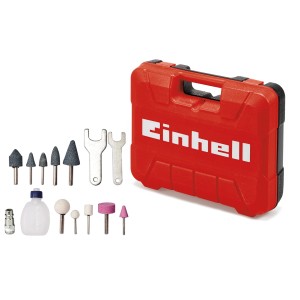 Einhell Druckluft-Stabschleifer TC-PP 220 Set mit Schleifstiften und Koffer.