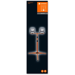 Ledvance LED-Baustrahler Worklight Tripod mit Stativ, 2x30W, kaltweißes Licht.