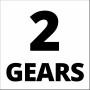 Symbol für 2-Gang Getriebe des Einhell Akku-Bohrschraubers.