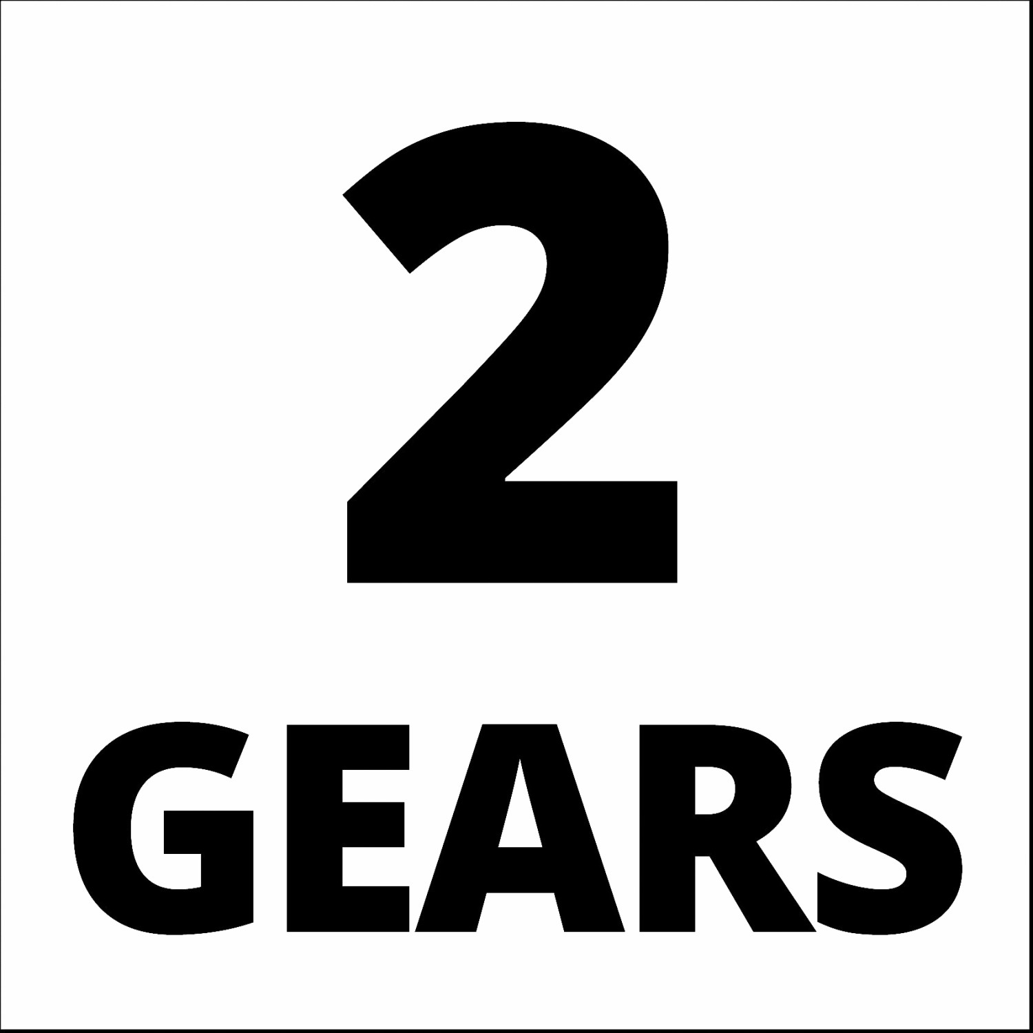 Symbol für 2-Gang Getriebe des Einhell Akku-Bohrschraubers.