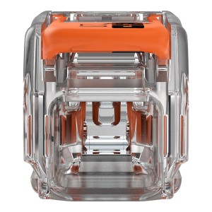 Wago Durchgangsverbinder, transparent, für Drähte von 0,2-4 mm², 10er-Pack.