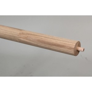 Handlauf Eiche Massivholz Ø 40 mm - Länge 2.250 mm für Innen & Außen