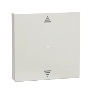 Merten System M Wippe für Taster-Modul mit Pfeilen, polarweiß, für Hausautomation.