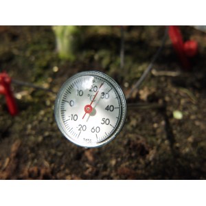 Vitavia Erdthermometer zur Messung der Bodentemperatur im Garten oder Gewächshaus.