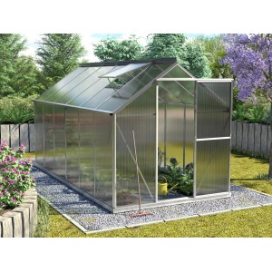 Gewächshaus Triton 7500 HKP 4 mm Alu-Blank inkl. Fundament
