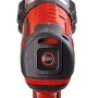 Detailaufnahme der Einhell Akku-Druckreinigerpistole mit Eco-Modus Taste.