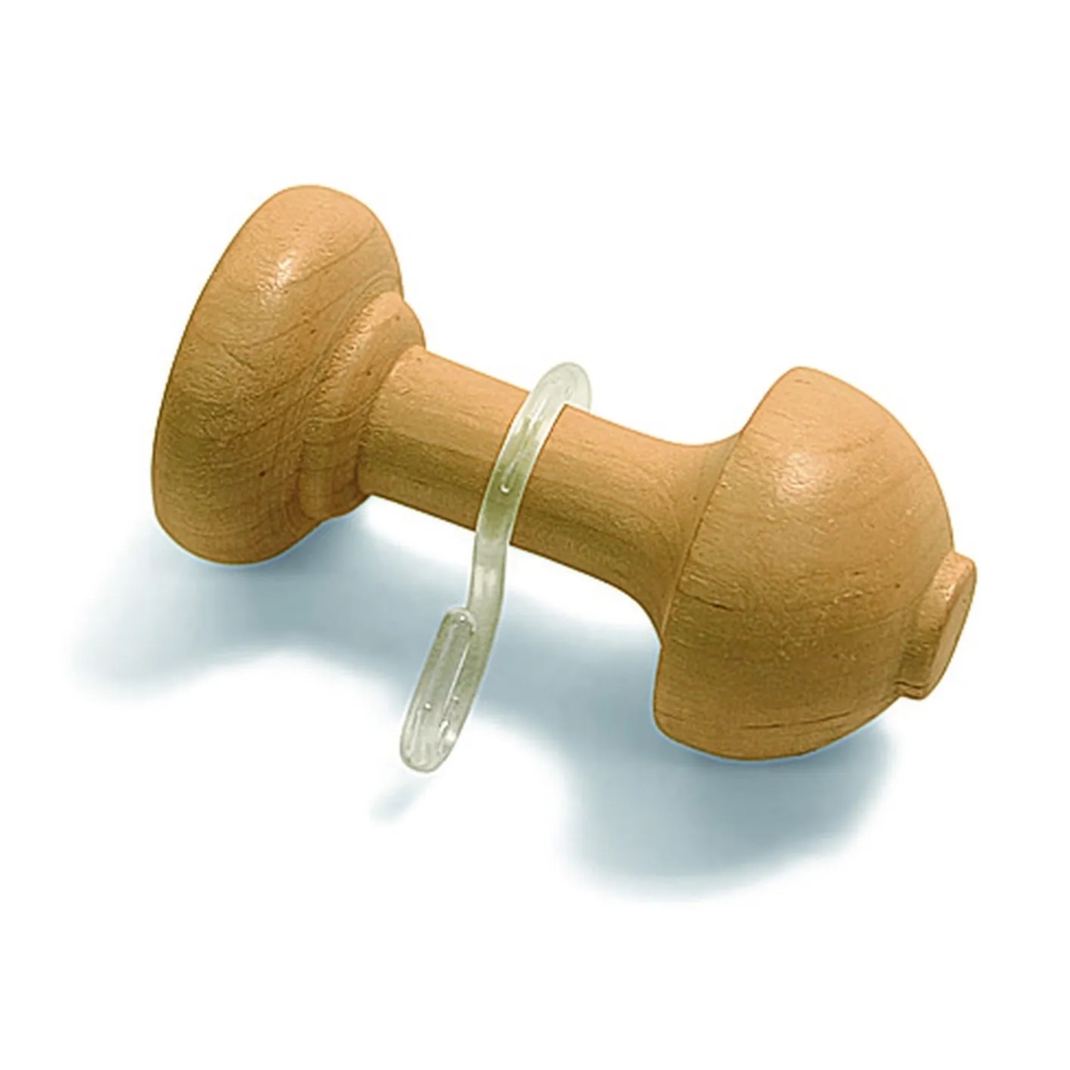 Gardinia Schalhalter Lugano Natur mit transparenten Haken für Stilgarnituren.